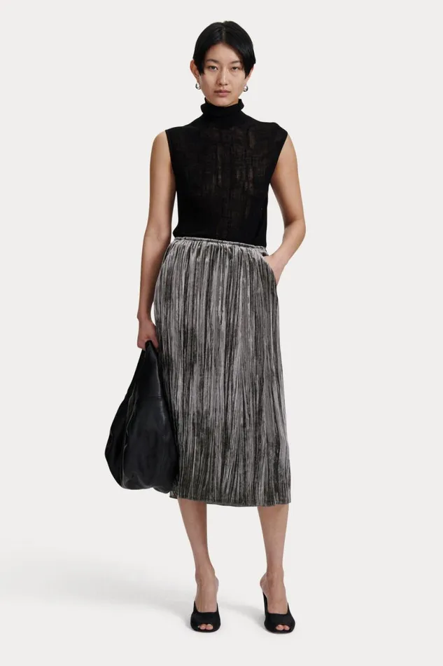 Women Tops Rachel Comey Prina Top Gunmetal Women Tops Rachel Comey Prina Top Gunmetal