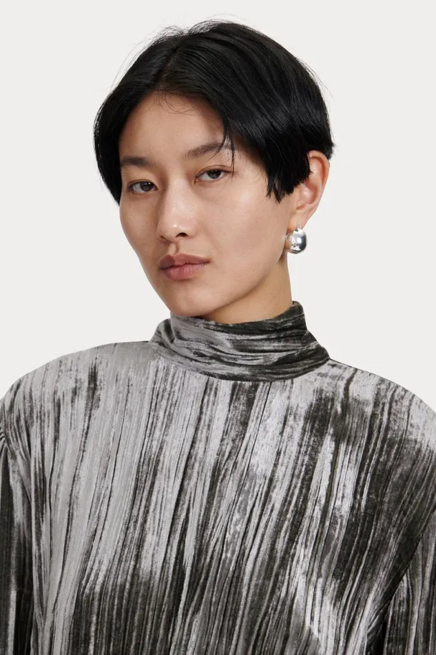 Women Tops Rachel Comey Prina Top Gunmetal Women Tops Rachel Comey Prina Top Gunmetal