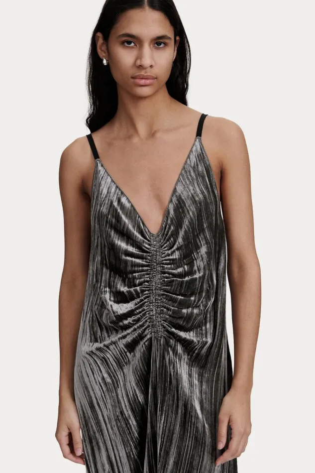 Women Tops Rachel Comey Prina Top Gunmetal Women Tops Rachel Comey Prina Top Gunmetal