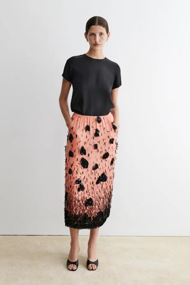 Women Tops Rachel Comey Tie Rite Top Coralblack Women Tops Rachel Comey Tie Rite Top Coralblack