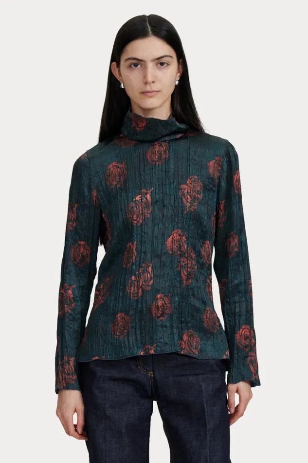 Women Tops Rachel Comey Varda Top Petrol Women Tops Rachel Comey Varda Top Petrol