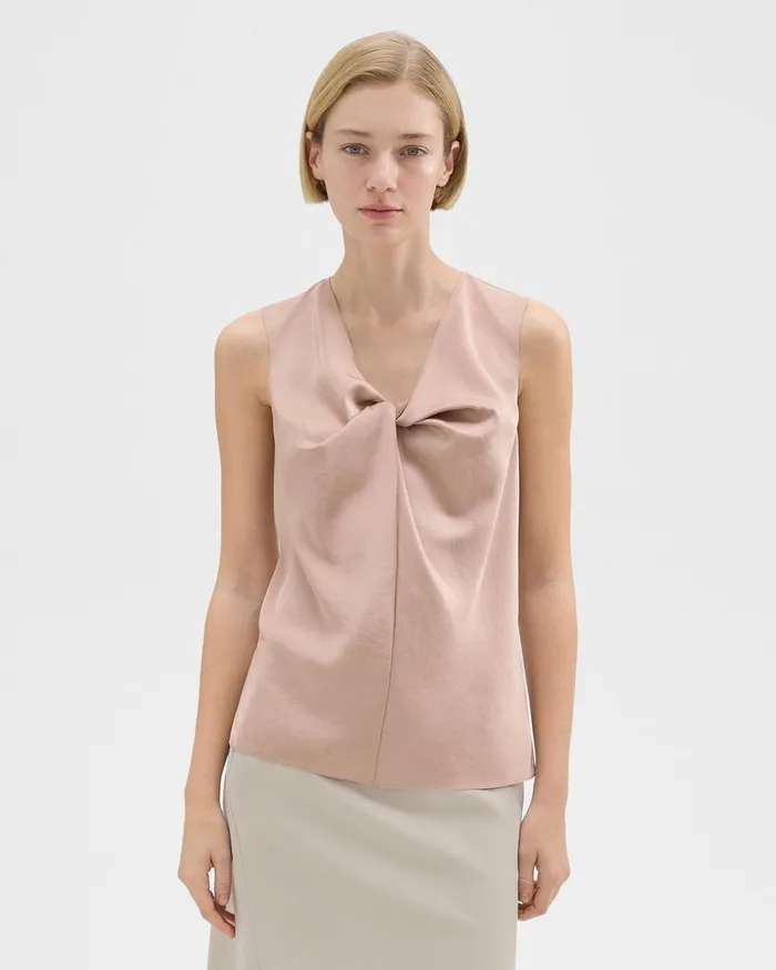 Women Tops Theory Twisted Sleeveless Top Sakura