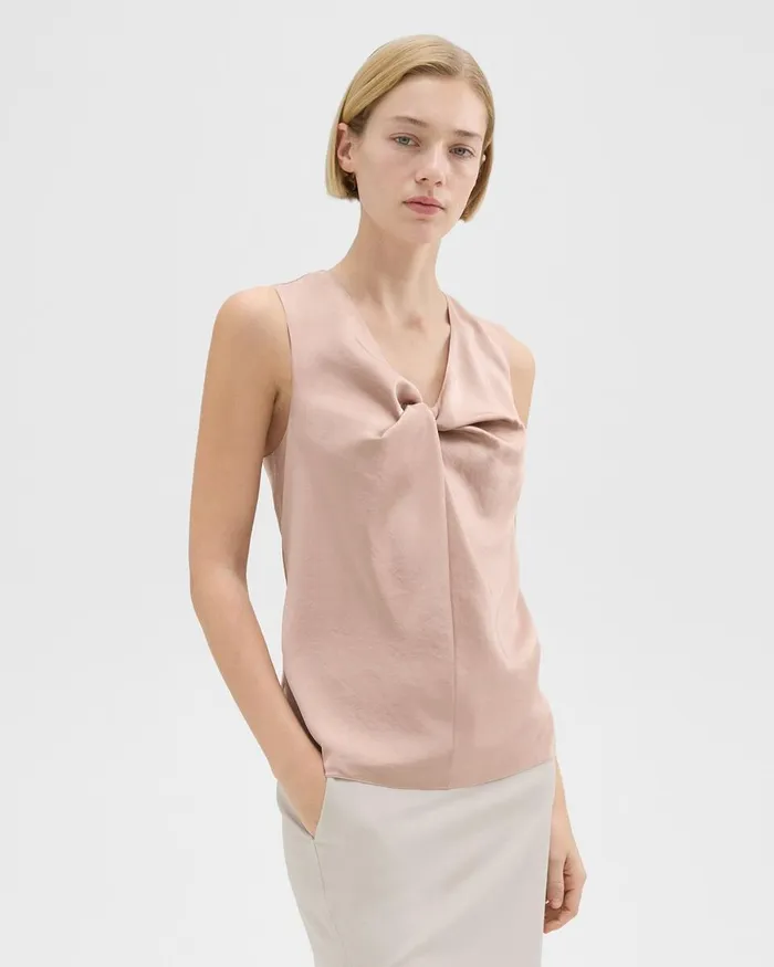 Women Tops Theory Twisted Sleeveless Top Sakura
