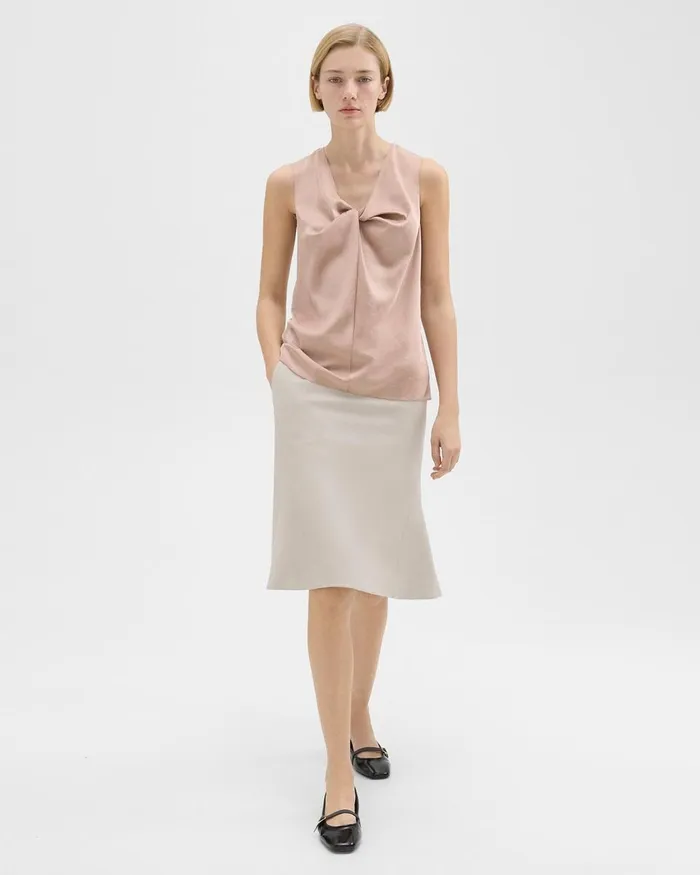 Women Tops Theory Twisted Sleeveless Top Sakura