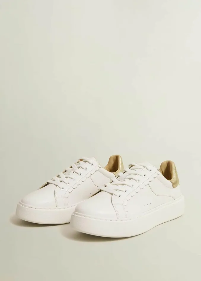 Women Trainers Hobbs Dannie Leather Trainers White