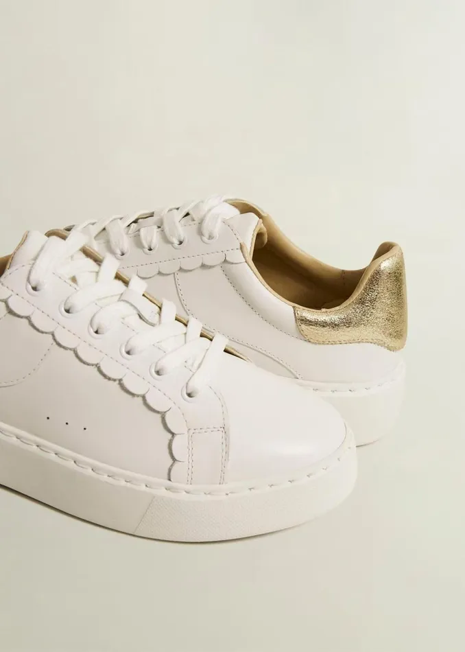 Women Trainers Hobbs Dannie Leather Trainers White