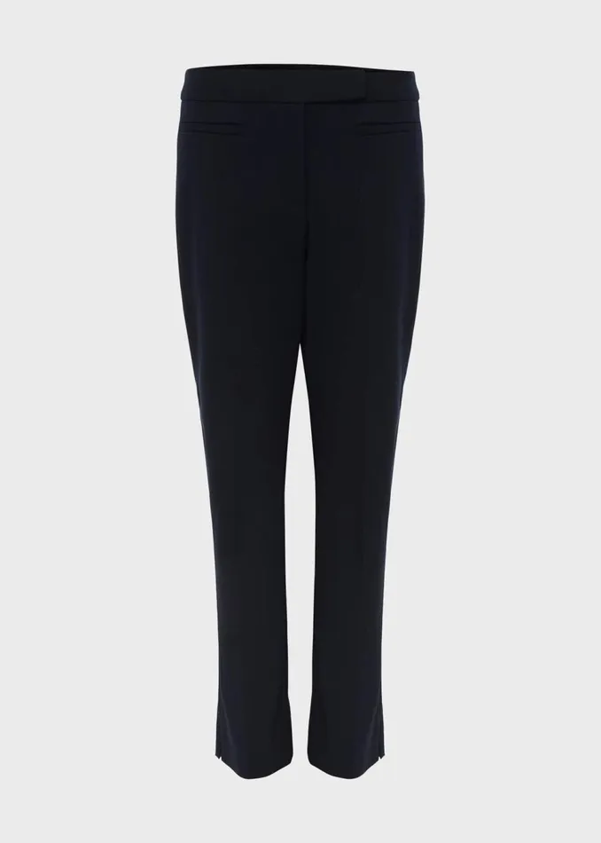 Women Trousers Hobbs Annie Slim Trousers With Stretch Navy
