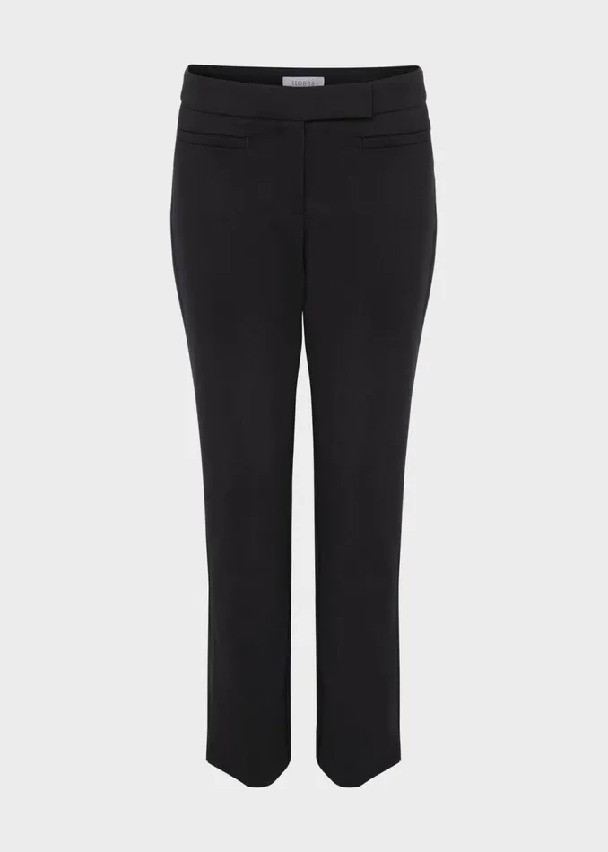 Women Trousers Hobbs Petite Annie Trousers Black