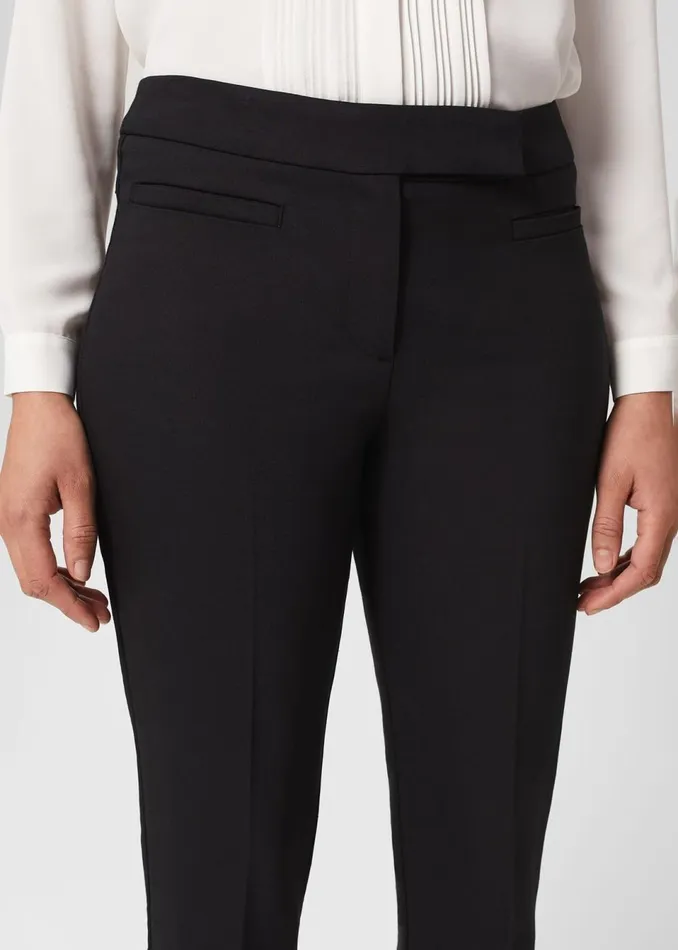 Women Trousers Hobbs Petite Annie Trousers Black