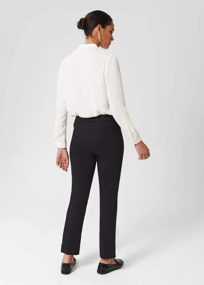 Women Trousers Hobbs Petite Annie Trousers Black