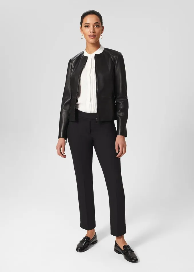 Women Trousers Hobbs Petite Annie Trousers Black
