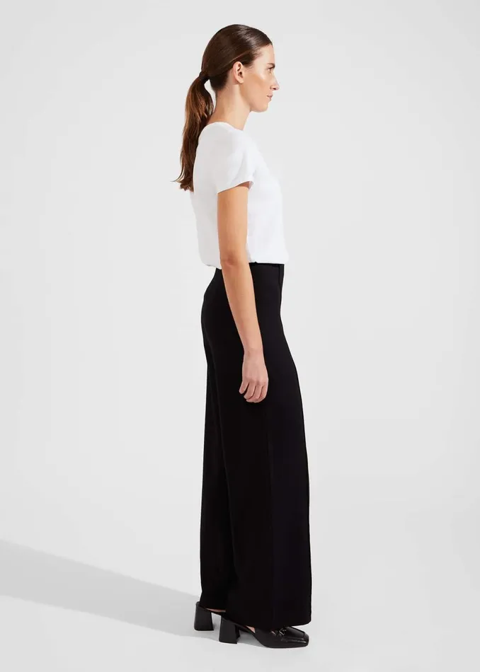 Women Trousers Hobbs Petite Prim Trousers Black