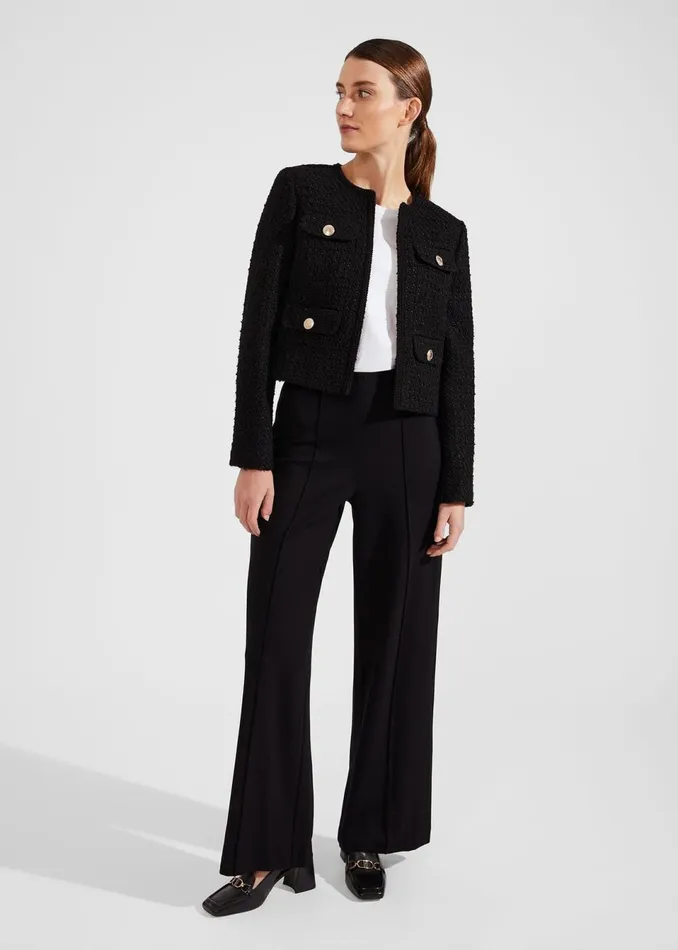 Women Trousers Hobbs Petite Prim Trousers Black