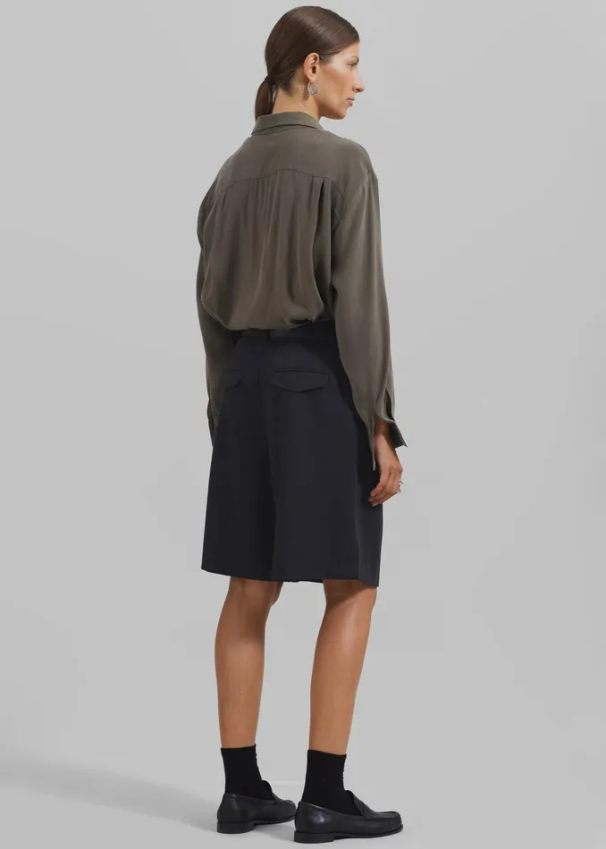 Women Valmiera Blouse 8211 Khaki The Frankie Shop Tops