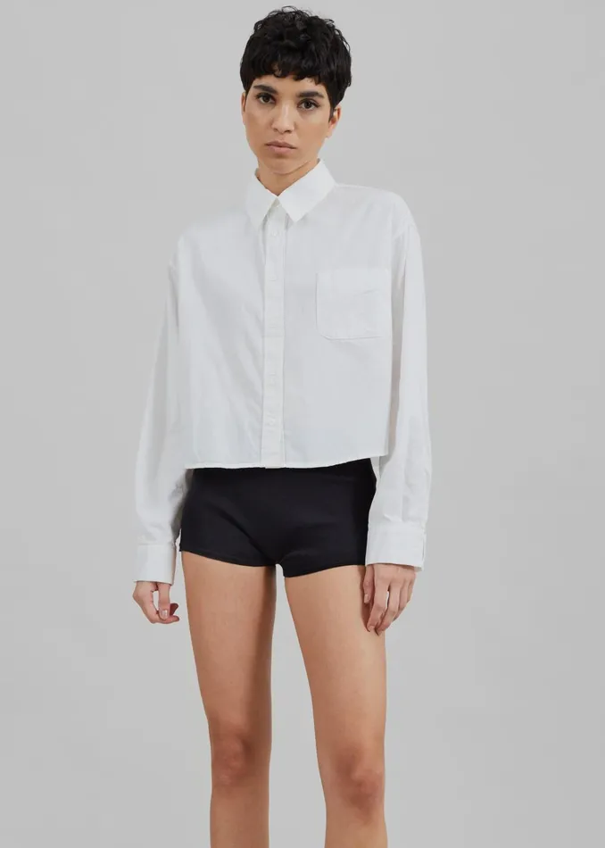 Women Veronica Mini Knit Shorts 8211 Black The Frankie Shop Bottoms