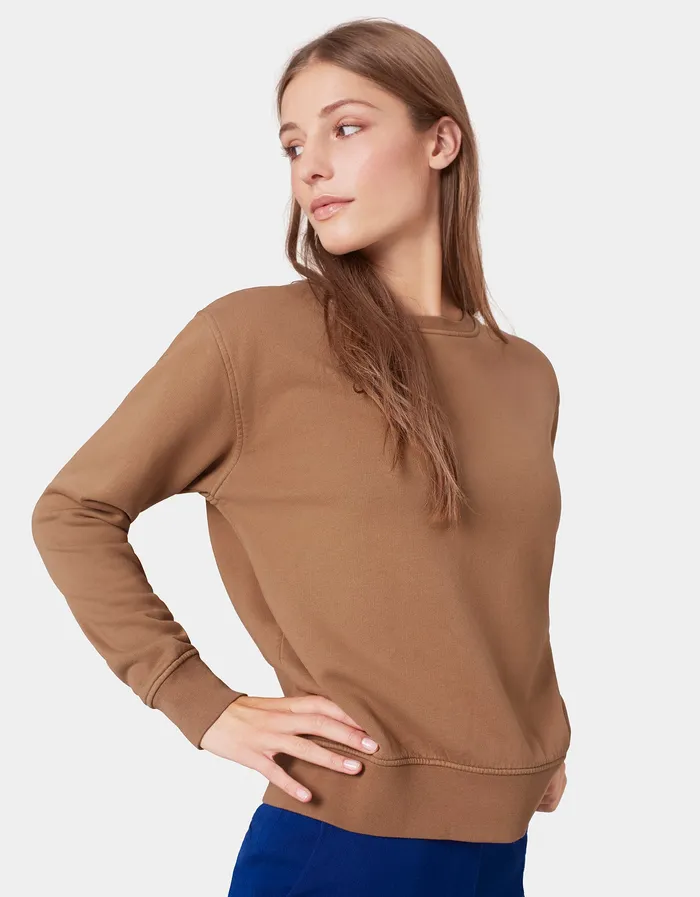 Women Women Classic Organic Crew 8211 Ultra Violet Crewneck Sweatshirts Colorfulstandard