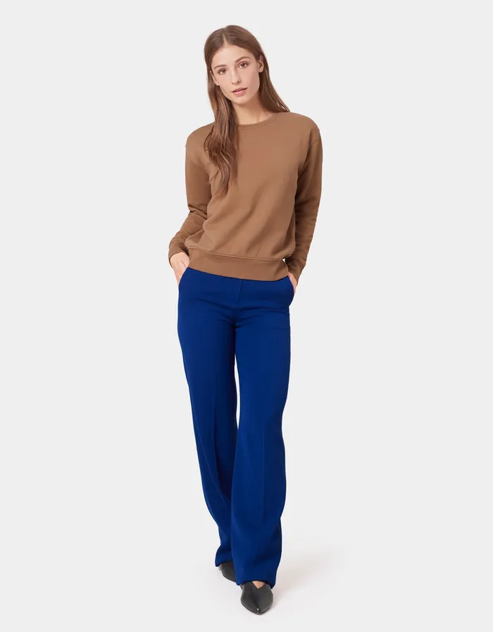 Women Women Classic Organic Crew 8211 Ultra Violet Crewneck Sweatshirts Colorfulstandard