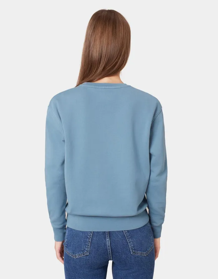 Women Women Classic Organic Crew Heather Grey Colorful Standard Crewneck Sweatshirts
