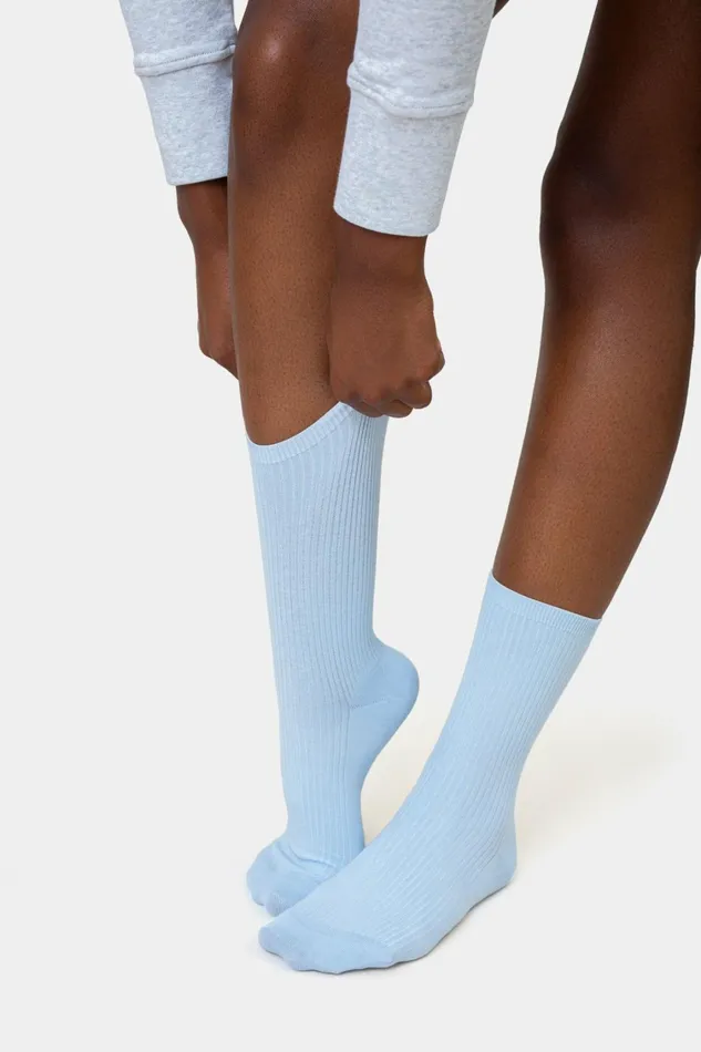 Women Women Classic Organic Sock Ivory White Colorful Standard Socks