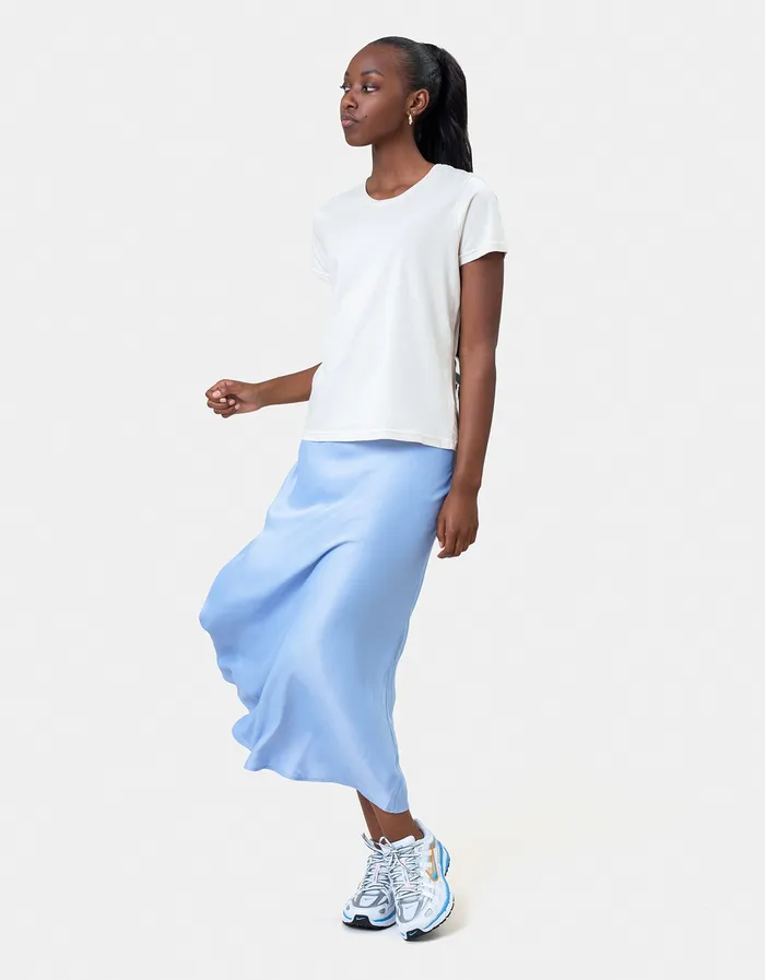 Women Women Light Organic Tee 8211 Sapphire Blue TShirts Colorfulstandard