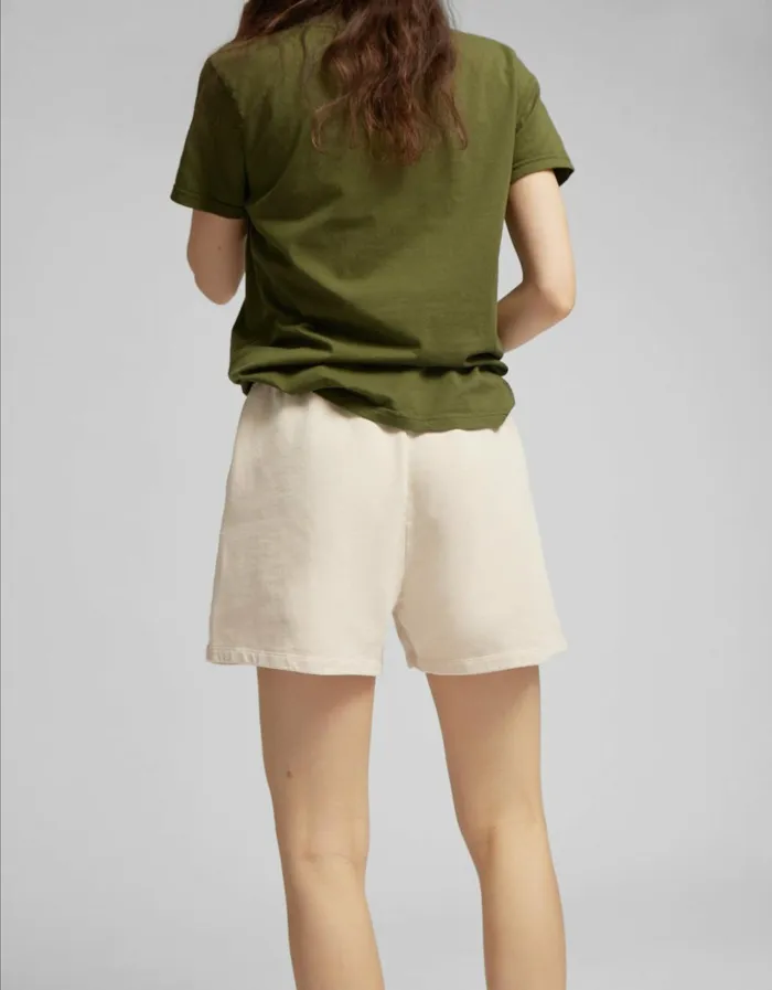 Women Women Organic Sweatshorts Burned Yellow Colorful Standard Shorts