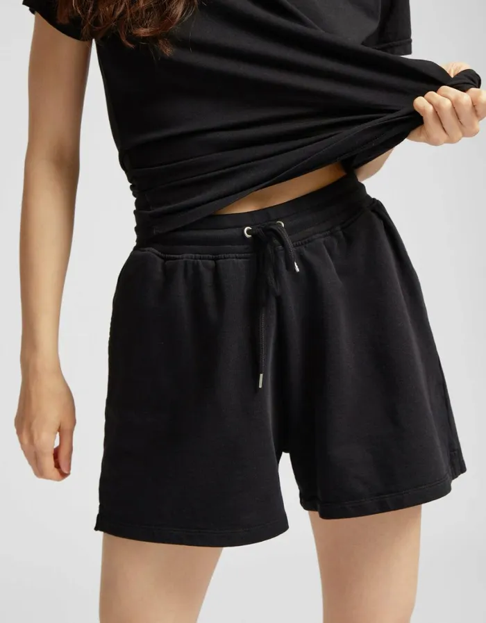 Women Women Organic Sweatshorts Sahara Camel Colorful Standard Shorts