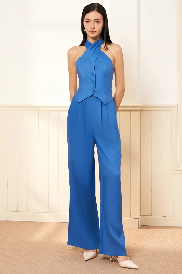 Women YUMI KIM Bottoms BLISS LINEN PANT Royal Linen