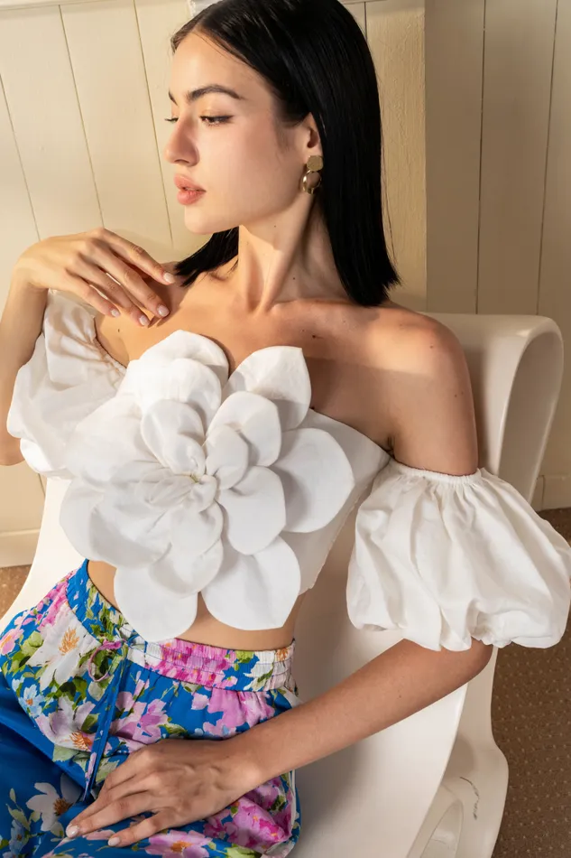 Women YUMI KIM Tops KEIRA LINEN TOP White