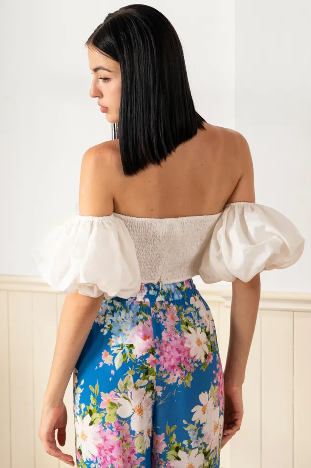 Women YUMI KIM Tops KEIRA LINEN TOP White