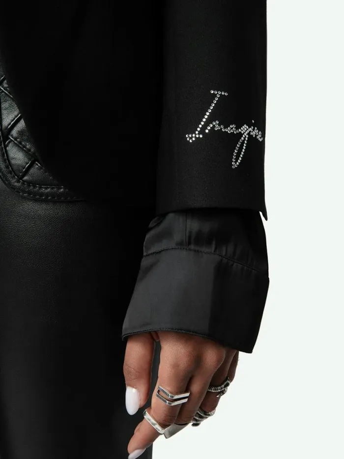 Women Zadig and Voltaire Blazers Very Diamant Blazer Black