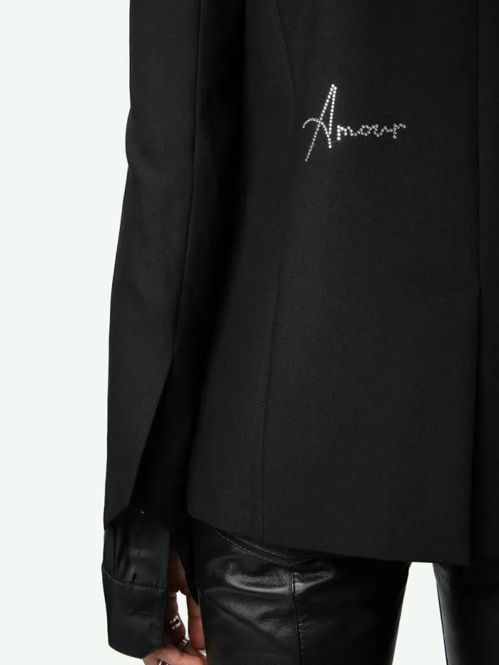 Women Zadig and Voltaire Blazers Very Diamant Blazer Black