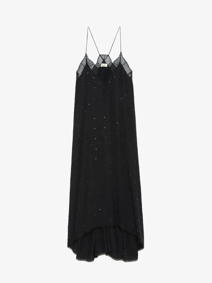 Women Zadig and Voltaire Dresses and Skirts Risty Diamant Dress Stone Women Zadig and Voltaire Dresses and Skirts Risty Diamant Dress Stone