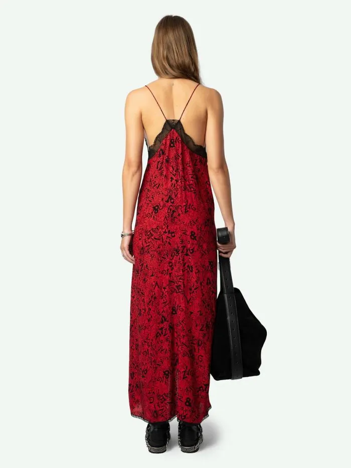 Women Zadig and Voltaire Dresses and Skirts Risty Dress Crimson Women Zadig and Voltaire Dresses and Skirts Risty Dress Crimson