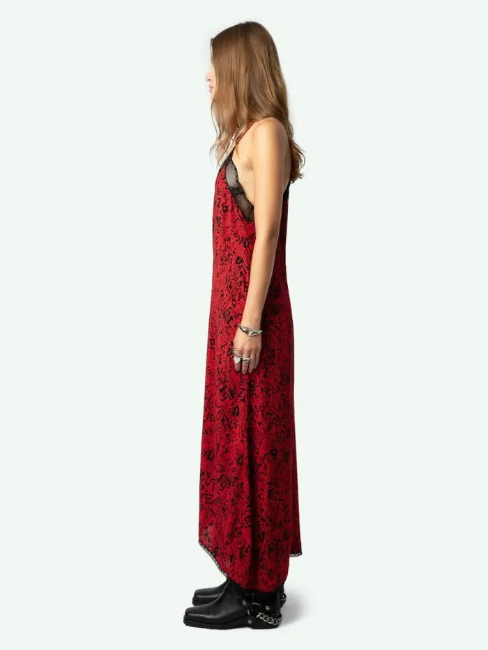 Women Zadig and Voltaire Dresses and Skirts Risty Dress Crimson Women Zadig and Voltaire Dresses and Skirts Risty Dress Crimson