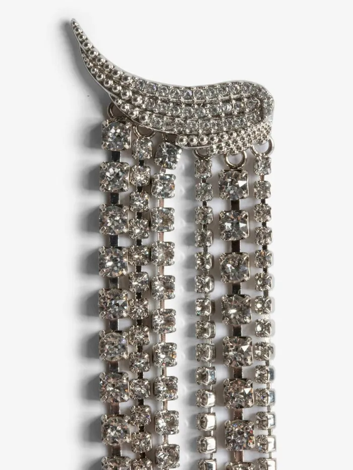 Women Zadig and Voltaire Jewelry Rock Color Earrings Shiny Silver Women Zadig and Voltaire Jewelry Rock Color Earrings Shiny Silver