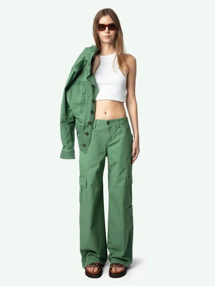 Women Zadig and Voltaire Pants and Shorts Parky Pants Coriander