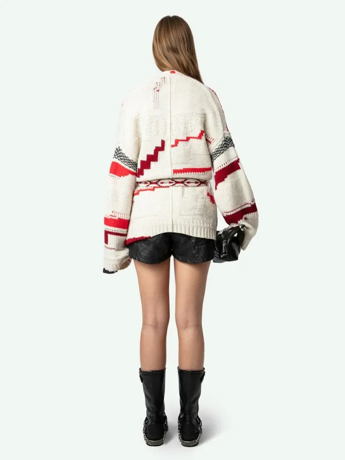 Women Zadig and Voltaire Sweaters and Cardigans Aspen Cardigan Oatmeal