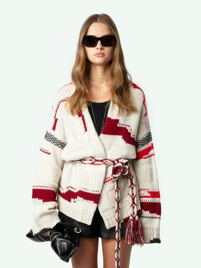 Women Zadig and Voltaire Sweaters and Cardigans Aspen Cardigan Oatmeal
