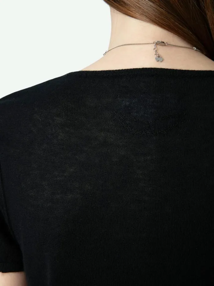 Women Zadig and Voltaire Sweaters and Cardigans Celsy Cashmere Sweater Black