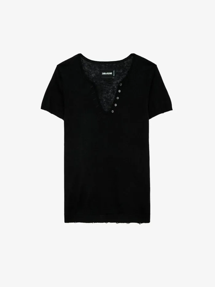 Women Zadig and Voltaire Sweaters and Cardigans Celsy Cashmere Sweater Black