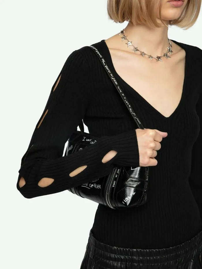 Women Zadig and Voltaire Sweaters and Cardigans Syla Sweater Black