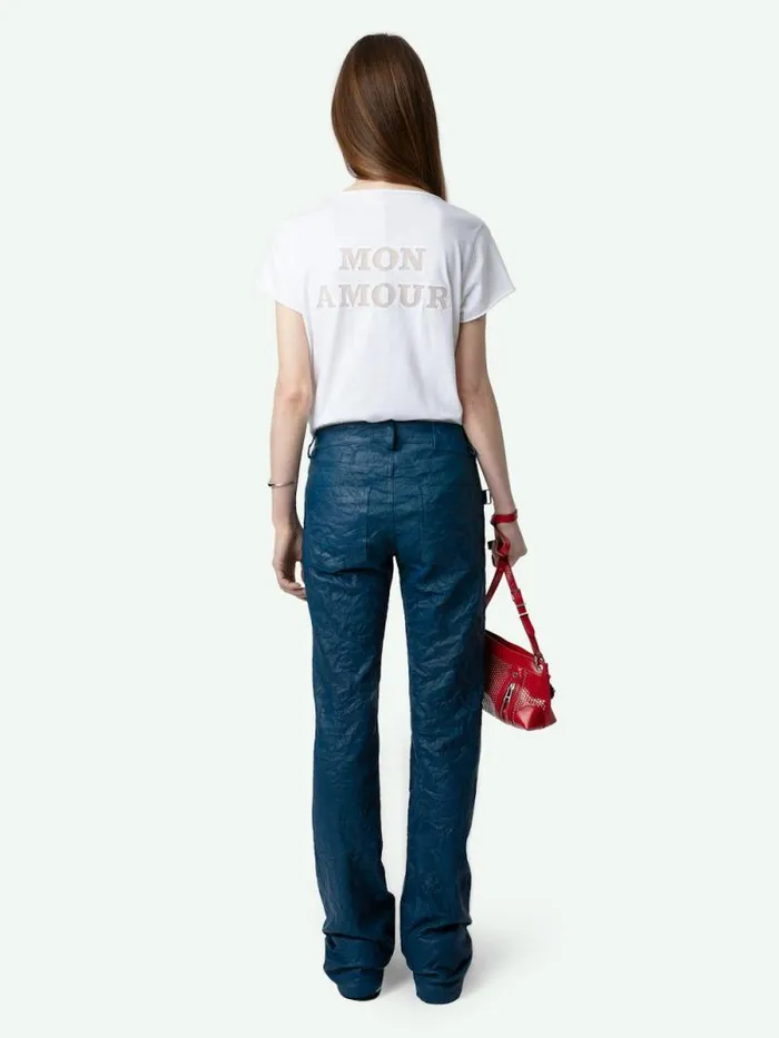 Women Zadig and Voltaire TShirts Fishnet Henley Tshirt White Women Zadig and Voltaire TShirts Fishnet Henley Tshirt White
