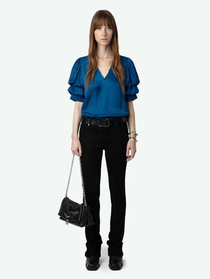 Women Zadig and Voltaire Tops and Shirts Taste Satin Top Overseas