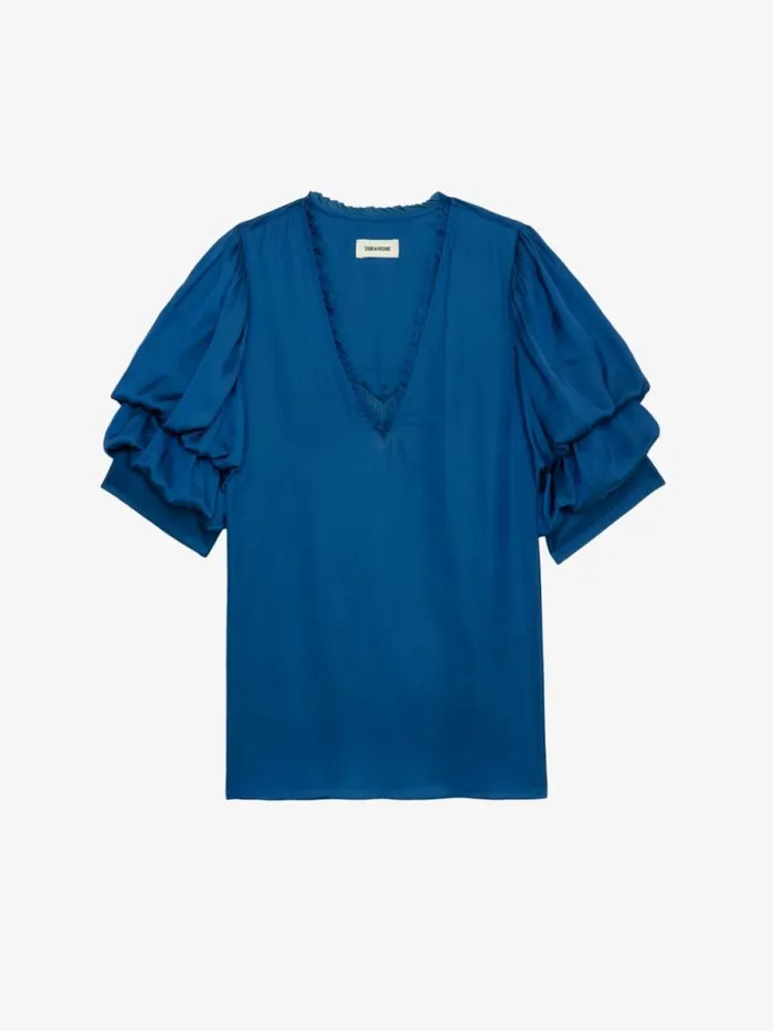 Women Zadig and Voltaire Tops and Shirts Taste Satin Top Overseas Women Zadig and Voltaire Tops and Shirts Taste Satin Top Overseas