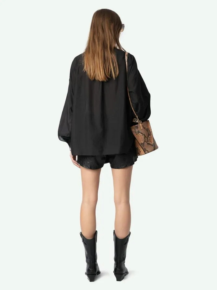 Women Zadig and Voltaire Tops and Shirts Troene Blouse Black