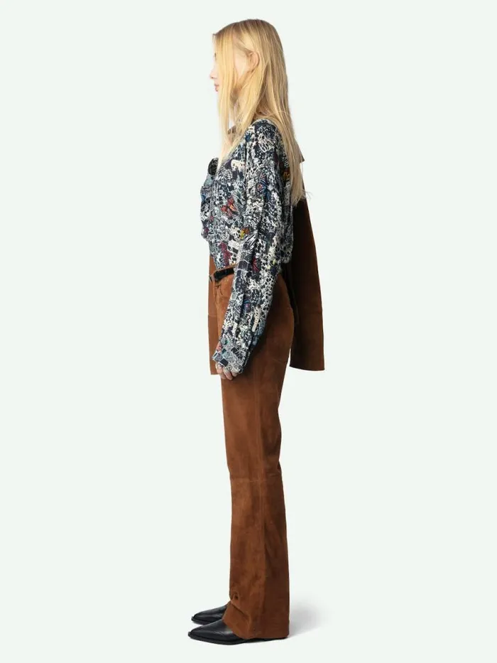 Women Zadig and Voltaire Tops and Shirts Truett Shirt Encre Women Zadig and Voltaire Tops and Shirts Truett Shirt Encre