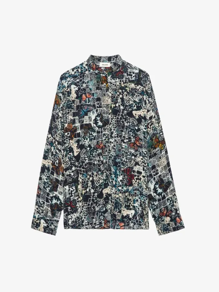 Women Zadig and Voltaire Tops and Shirts Truett Shirt Encre Women Zadig and Voltaire Tops and Shirts Truett Shirt Encre