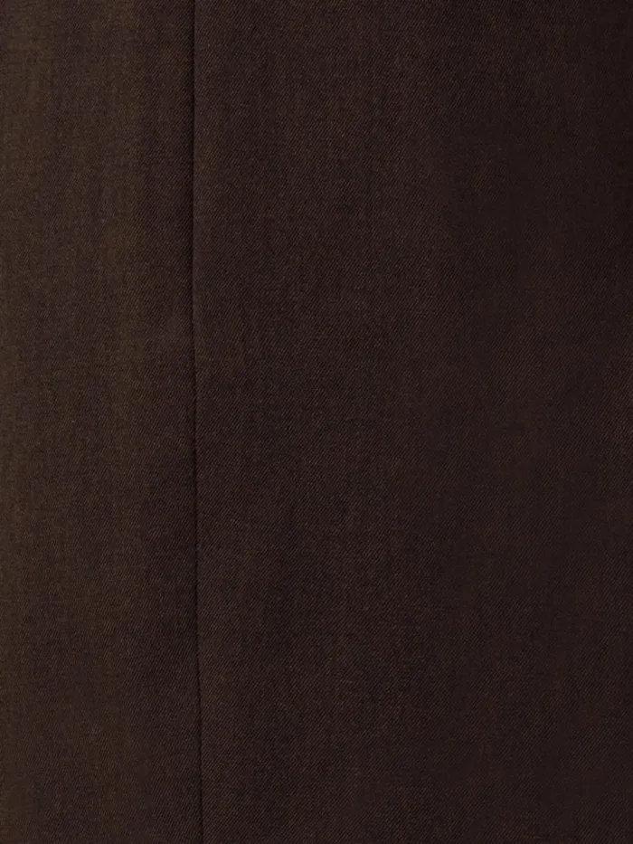 Wool Stretch DoubleFace Straight Leg Pants Mocca Women Akris Pants