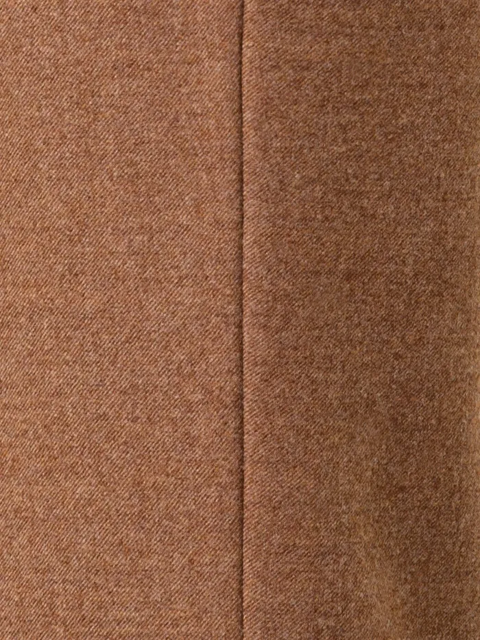 Wool Stretch Flannel Cropped Tapered Pants Vicuna Women Akris Pants