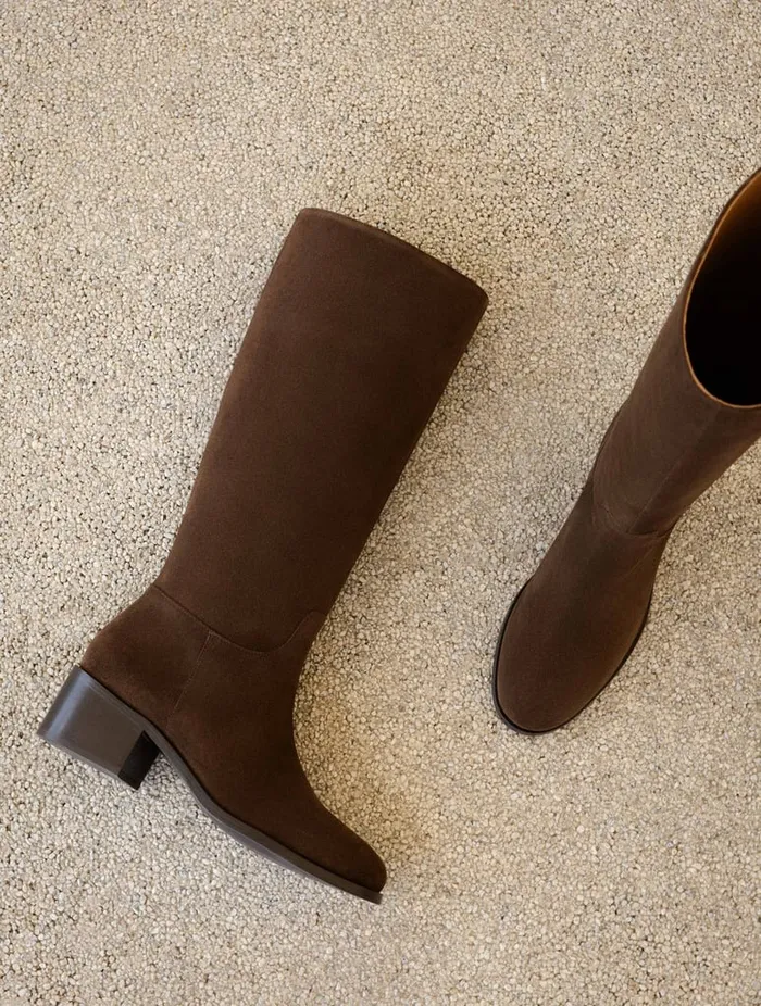 Zohra Rockies Brown Women Bobbies Knee High Boots
